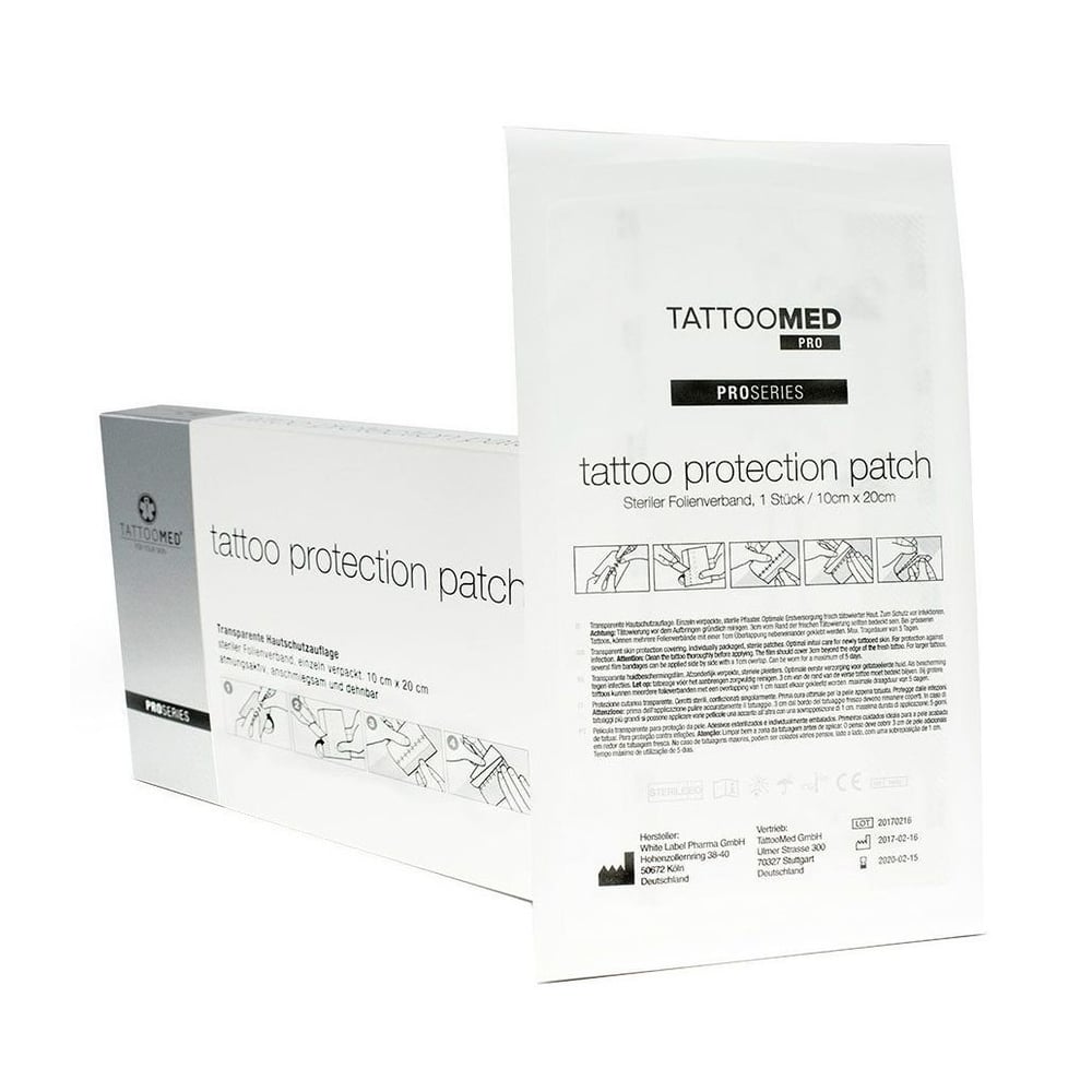 Tattoomed tattoo protection patch 2.0 10x20 cm