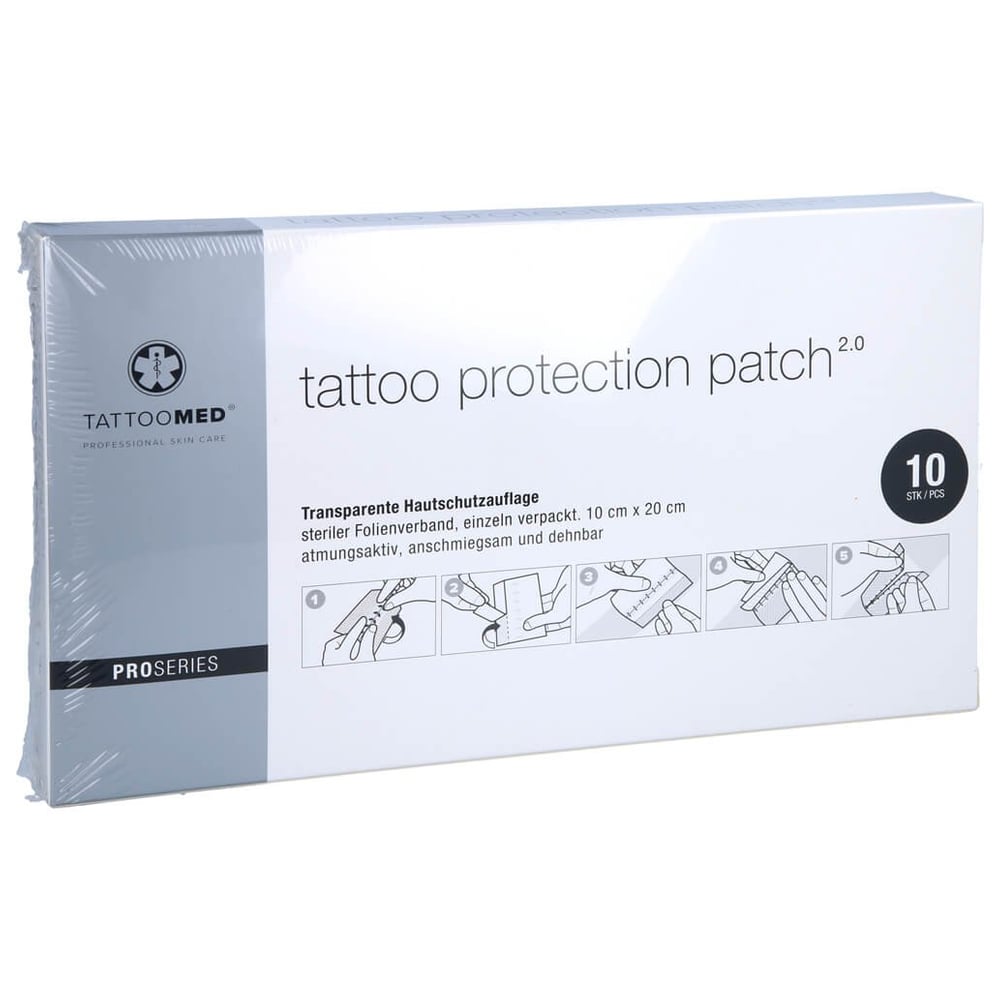 Tattoomed tattoo protection patch 2.0 10x20 cm