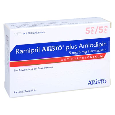 Ramipril Aristo plus Amlodipin 5 mg/5 mg