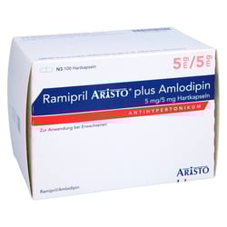 Ramipril Aristo plus Amlodipin 5 mg/5 mg