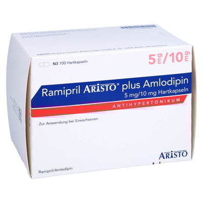 Ramipril Aristo plus Amlodipin 5 mg/10 mg