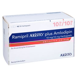 Ramipril Aristo plus Amlodipin 10 mg/10 mg