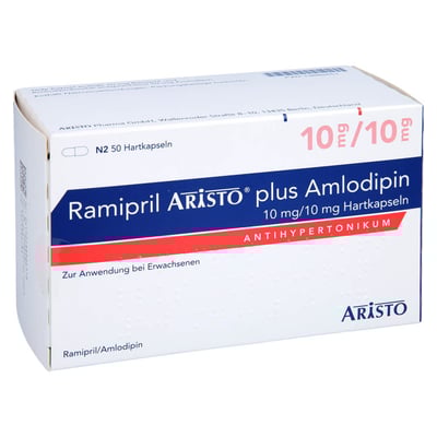 Ramipril Aristo plus Amlodipin 10 mg/10 mg