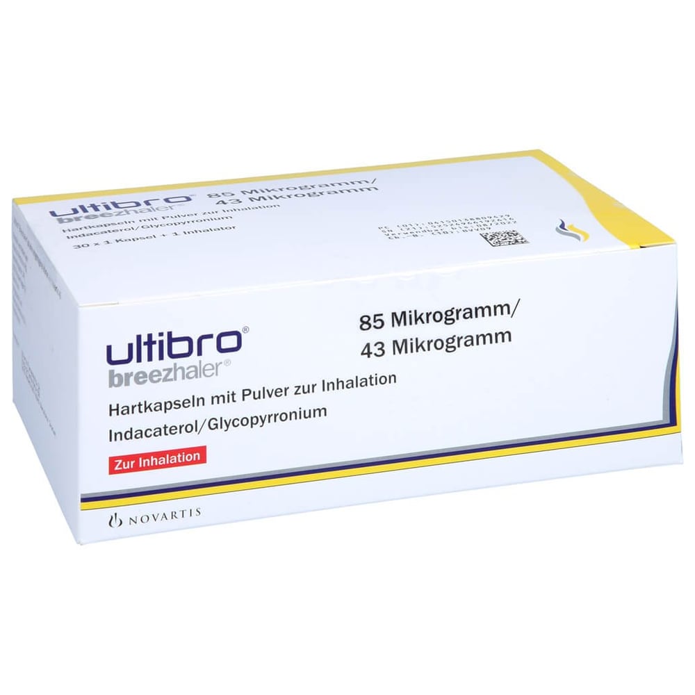 Ultibro Breezhaler 85ug/43 ug Hartk.Inh.