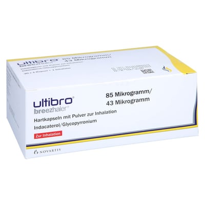 Ultibro Breezhaler 85ug/43 ug Hartk.Inh.