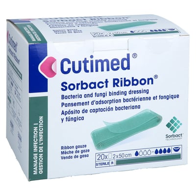 Cutimed Sorb Tamp 2x50 cm Produktbild 1