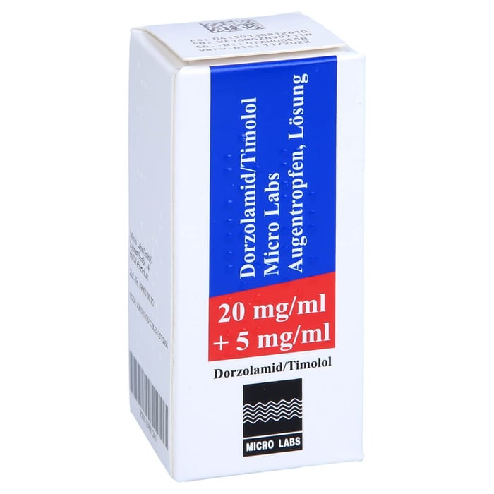 Dorzolamid/Timolol Micro Labs 20mg/ml + 5mg/ml