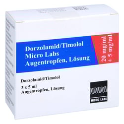 Dorzolamid/Timolol Micro Labs 20 mg/ml + 5 mg/ml