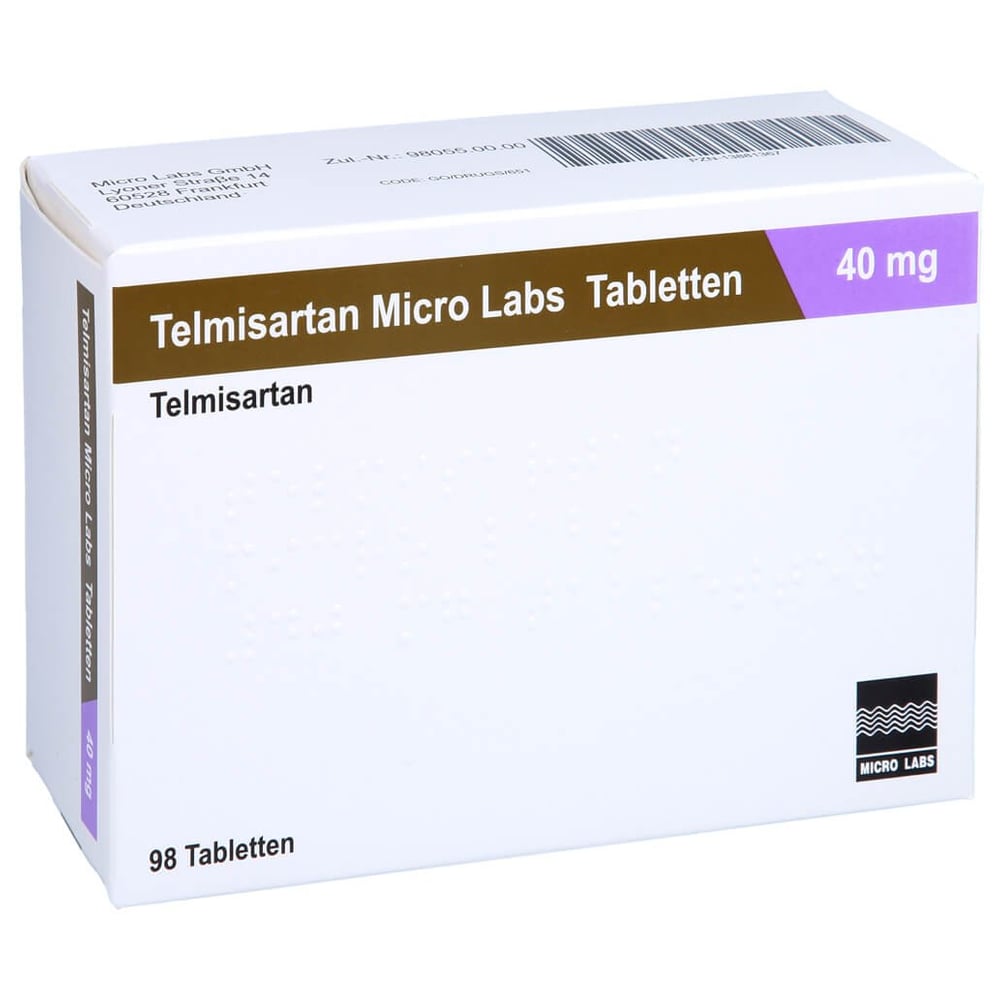 Telmisartan Micro Labs 40 mg