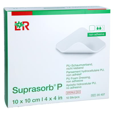 Suprasorb P PU-Schaumv.nicht klebend 10x10 cm