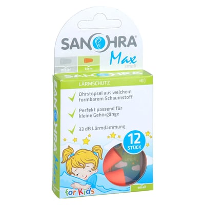 Sanohra max Gehörschutzstöpsel Kinder