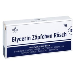 Glycerin Zäpchen R sch 1 g gegen Verstopfung