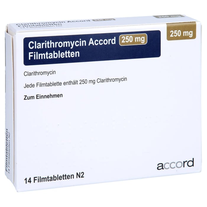 Clarithromycin Accord 250mg