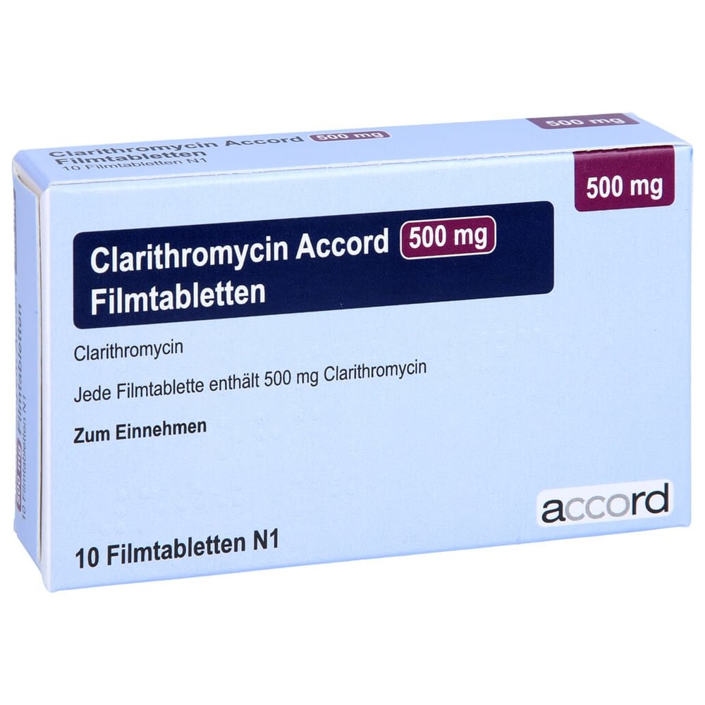 Clarithromycin Accord 500 mg
