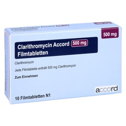 Clarithromycin Accord 500 mg