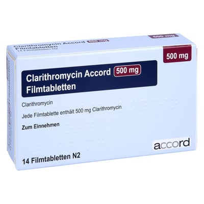 Clarithromycin Accord 500 mg