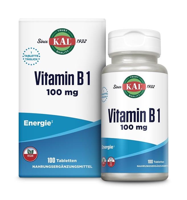 Vitamin B1 Thiamin 100 mg KAL