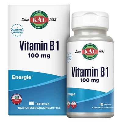 Vitamin B1 Thiamin 100 mg KAL