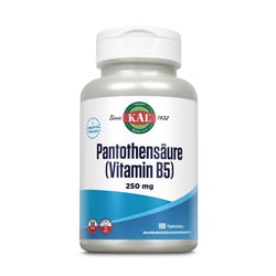 Pantothensäure (Vitamin B 5) 250 mg KAL
