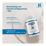 Calcium & Magnesium + Bor KLEAN LABS