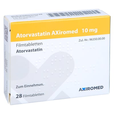 Atorvastatin AXiromed 10 mg Produktbild 1