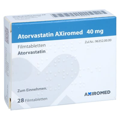Atorvastatin AXiromed 40 mg