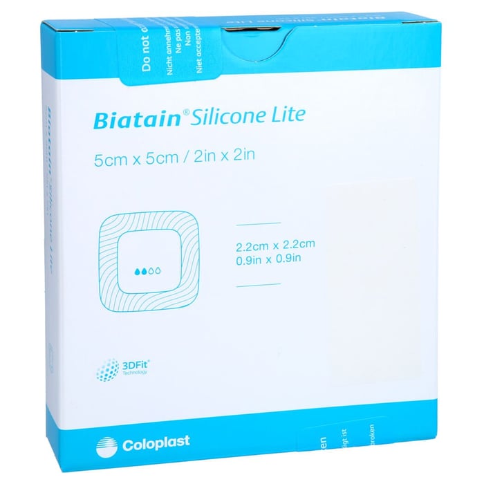 Biatain Silicone Lite Schaumverband 5x5 cm