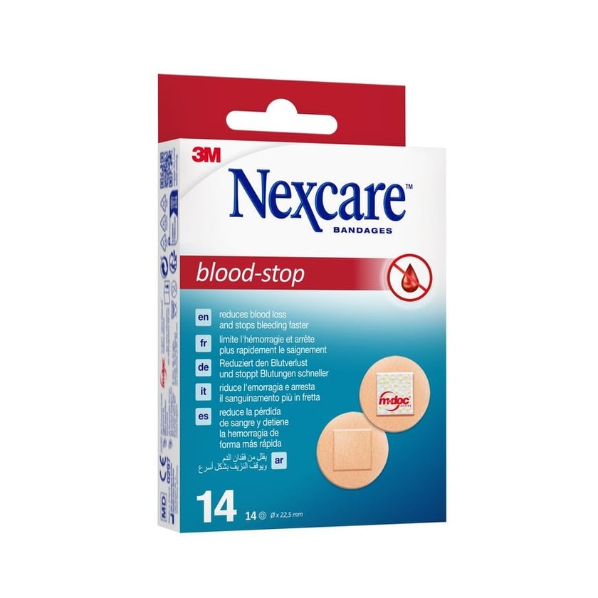 Nexcare Blood-Stop Pflaster rund