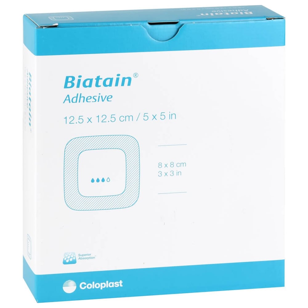 Biatain Schaumverband 12,5x12,5 cm selbst haftend ToRa Pharma