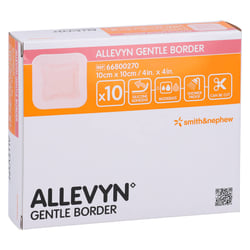 Allevyn Gentle Border 10x10 cm Schaumverband Avitamed
