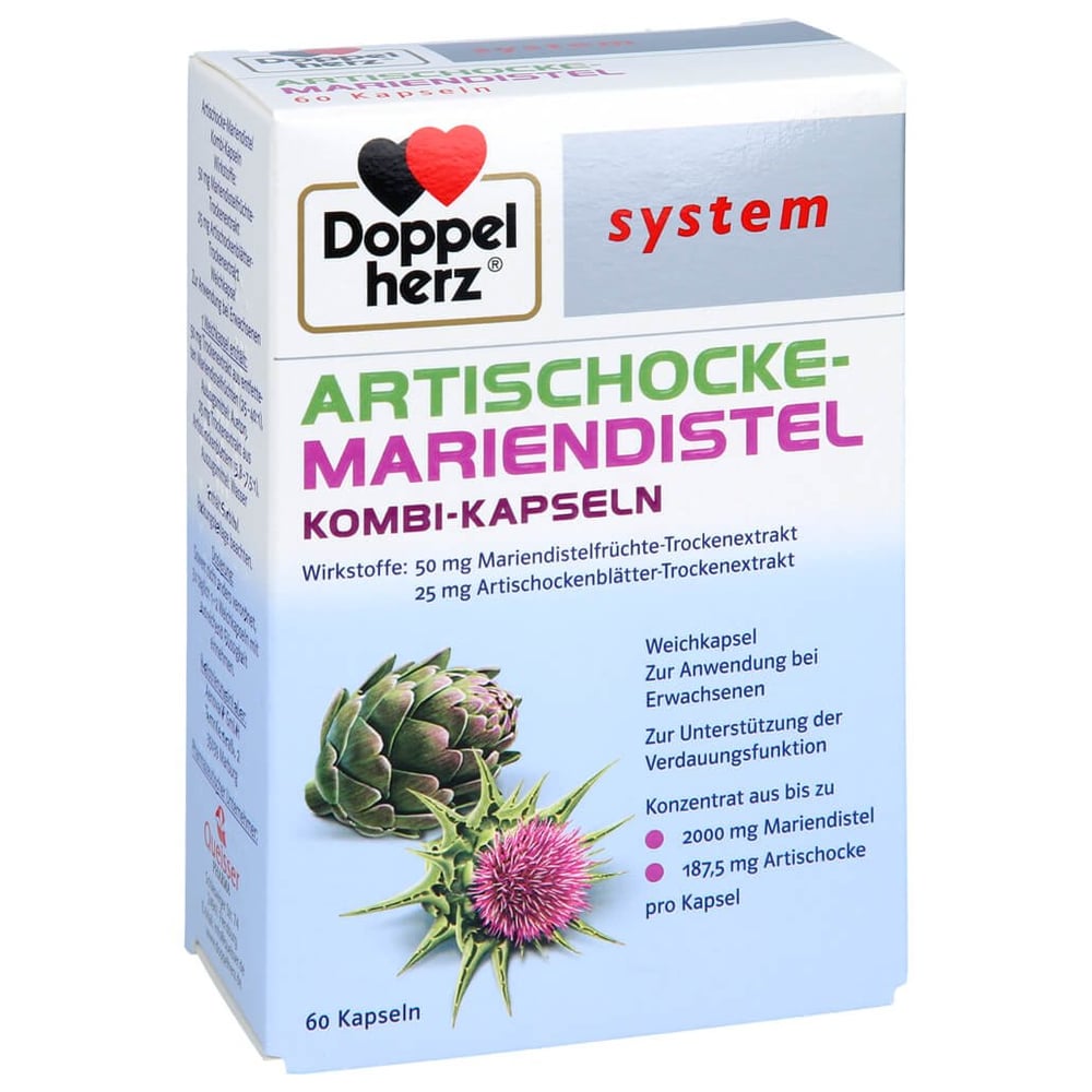 Doppelherz Artischocke-Mariendistel system