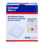 Cutimed Siltec B Schaumverband 7,5x7,5 cm Produktbild 2