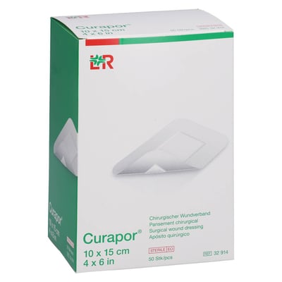 Curapor Wundverband steril chirurgisch 10x15 cm Docpharm
