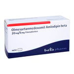 Olmesartanmedoxomil Amlodipin beta 20 mg/5 mg