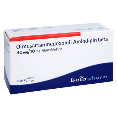 Olmesartanmedoxomil Amlodipin beta 40 mg/10 mg