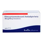 Olmesartanmedoxomil Amlodipin beta 40 mg/10 mg