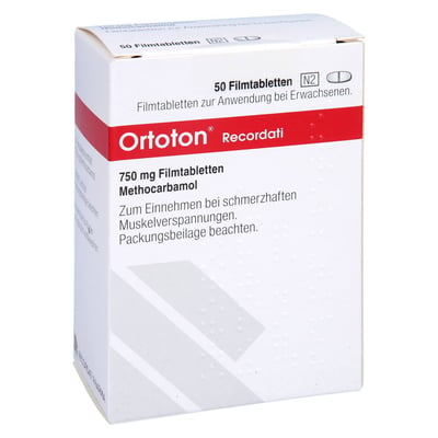 Ortoton Recordati 750 mg Filmtabletten