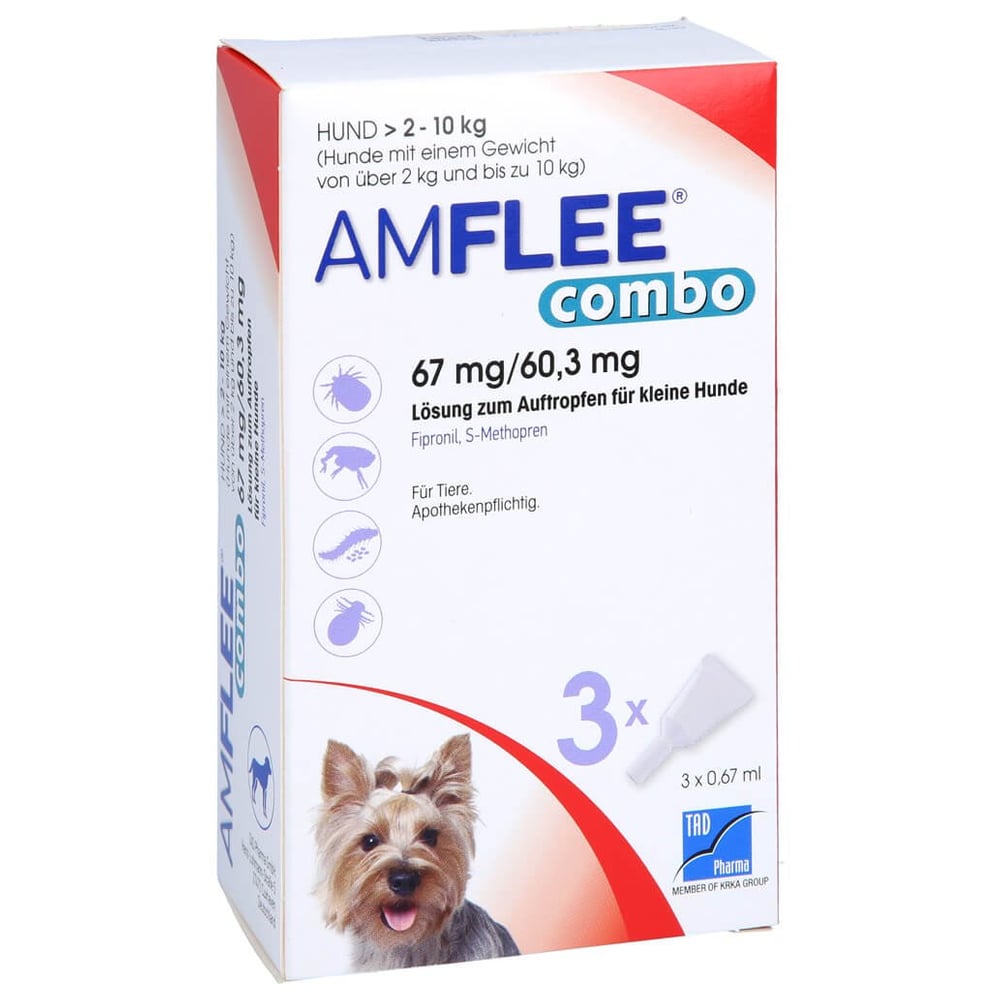 Amflee combo 67/60,3mg Hunde 2-10kg