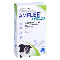 Amflee combo 134/120,6 mg Hunde 10-20 kg