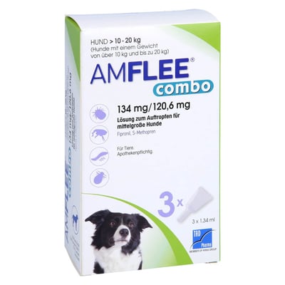 Amflee combo 134/120,6mg  Hunde 10-20kg