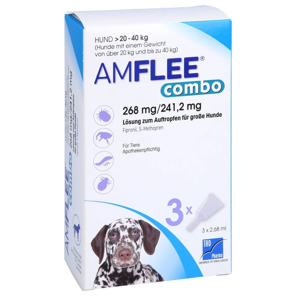 Amflee combo 268/241,2mg Hunde 20-40kg