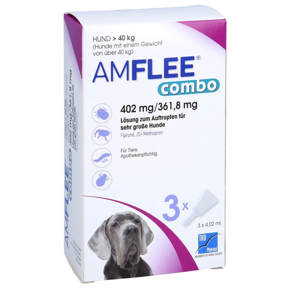 Amflee combo 402/361,8mg Hunde bis 40kg