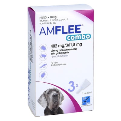 Amflee combo 402/361,8mg Hunde bis 40kg