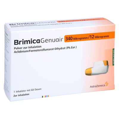 Brimica Genuair 340 ug/12 ug Plv.z.Inhalation 60ED