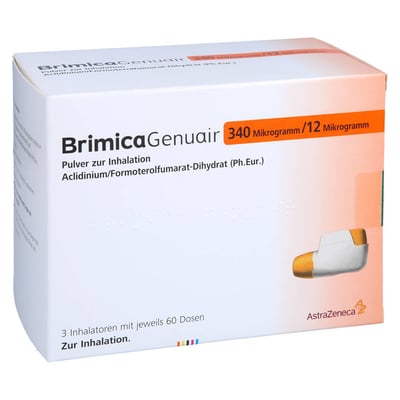 Brimica Genuair 340 ug/12 ug Pulver z. Inhalation 60ED