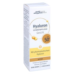 Hyaluron Sonnenpflege Gesicht getönt LSF 50+
