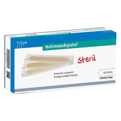 Holzmundspatel steril einzeln verpackt