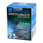 Wellion Safety Lancets 23G