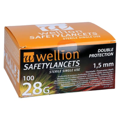 Wellion Safety Lancets 28 g Produktbild 1