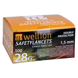 Wellion Safety Lancets 28g
